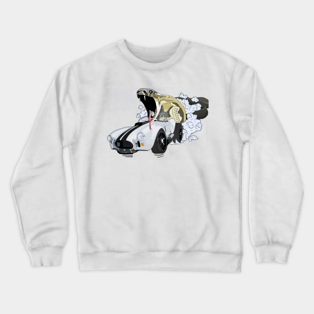 Cobra Crewneck Sweatshirt by curtskartoons